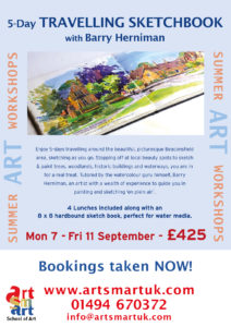 Travelling Sketchbook ART Workshop